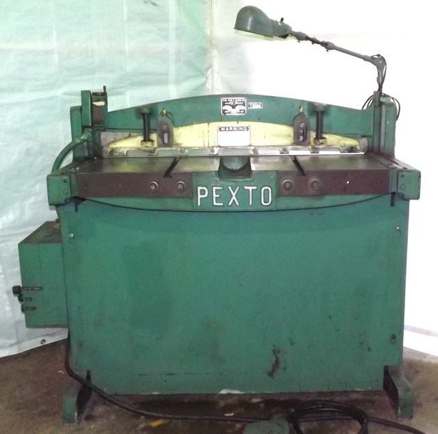 16 GA. x 3' PEXTO ... SHEET METAL SHEAR